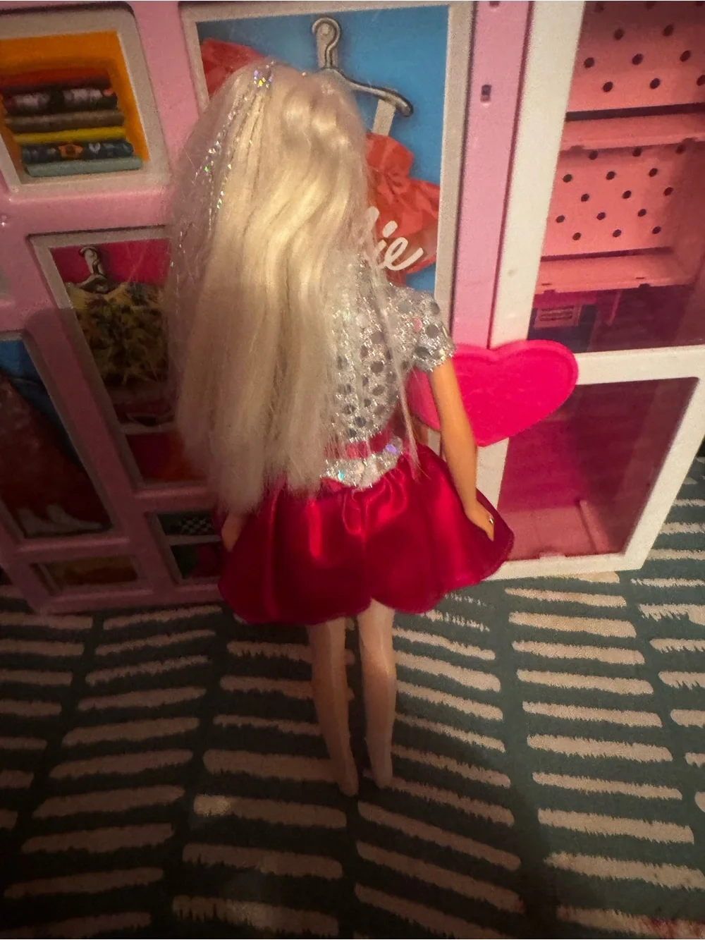 Barbie 1999 XXXOOO Doll Valentine Special Edition by Mattel No Shoes Vintage